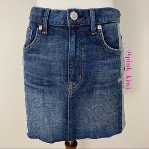 🆑 Hudson Jeans The Viper Denim Mini Skirt